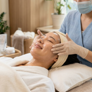 Korean glow facial image