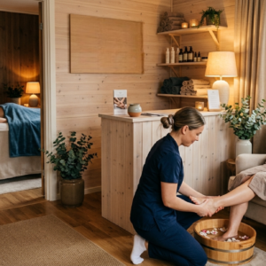 Swedish stress relief massage spa